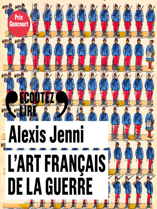 Title details for L'art français de la guerre by Alexis Jenni - Available